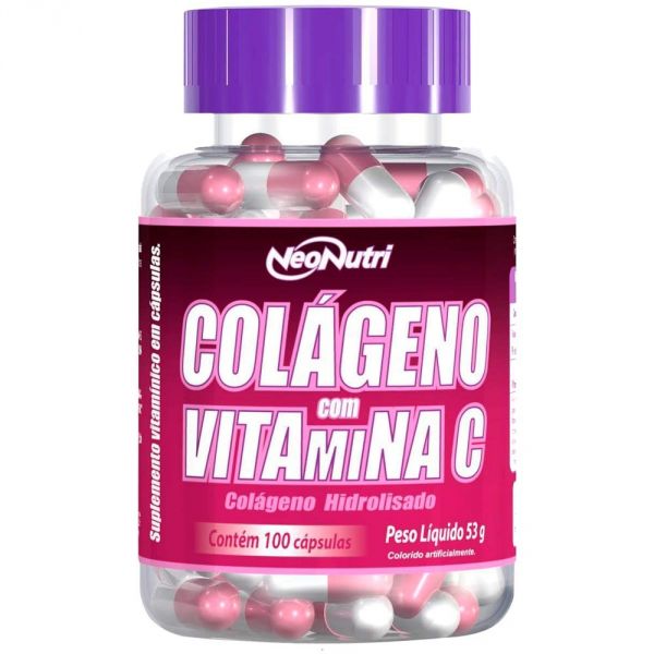 Colágeno + Vitamina C (100 cápsulas) - NeoNutri