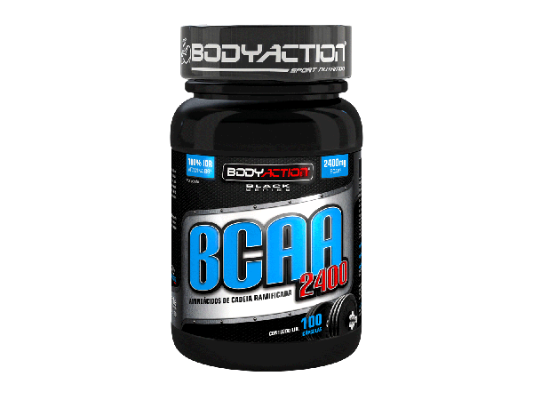 BCAA 2400 (100 cápsulas) - Body Action