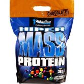 Hiper Mass Protein (3000g) - Morango - Atlhetica