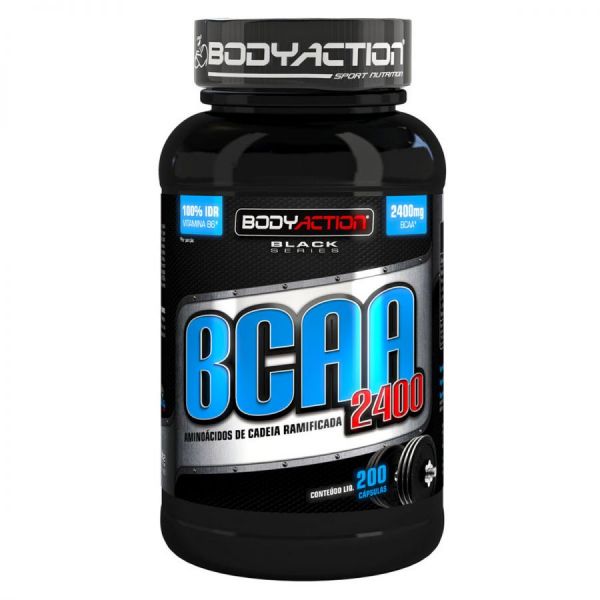 BCAA 2400 (200 cápsulas) - Body Action