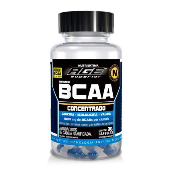 Aminoacid BCAA Concentrado 1000mg (30 cápsulas) - Nutrilatin